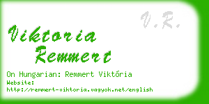viktoria remmert business card